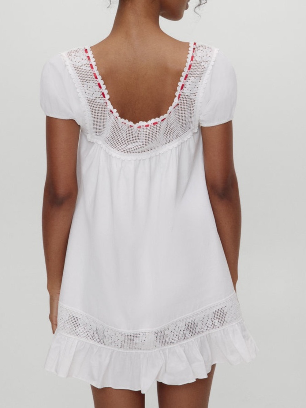 Frankie’s Bikinis x Bella Hadid Western Poplin Dress Size L SOLD OUT - Picture 3 of 9